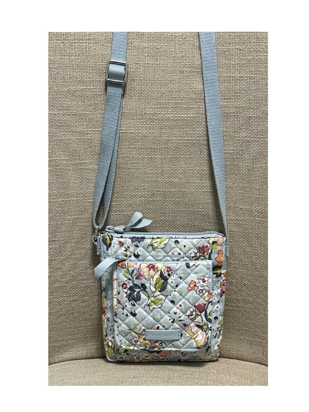 Vera Bradley Crossbody Water Bouquet Light Blue Floral